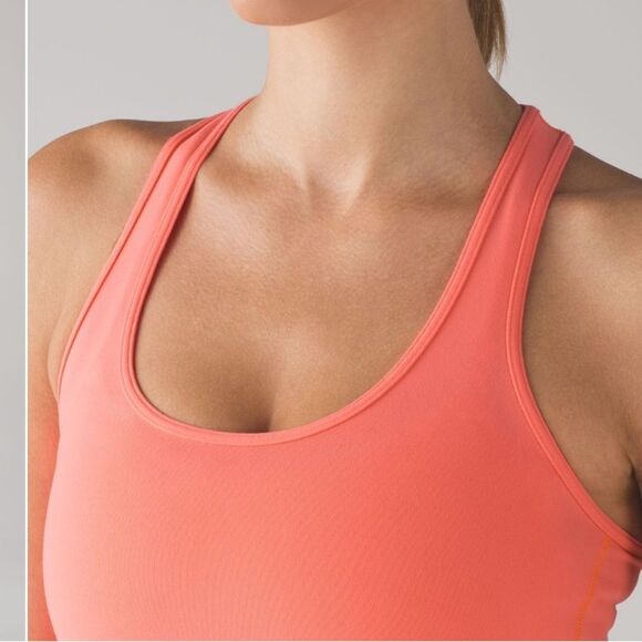 LULULEMON Cool Racerback Tank Top Grapefruit Size - Picture 7 of 10
